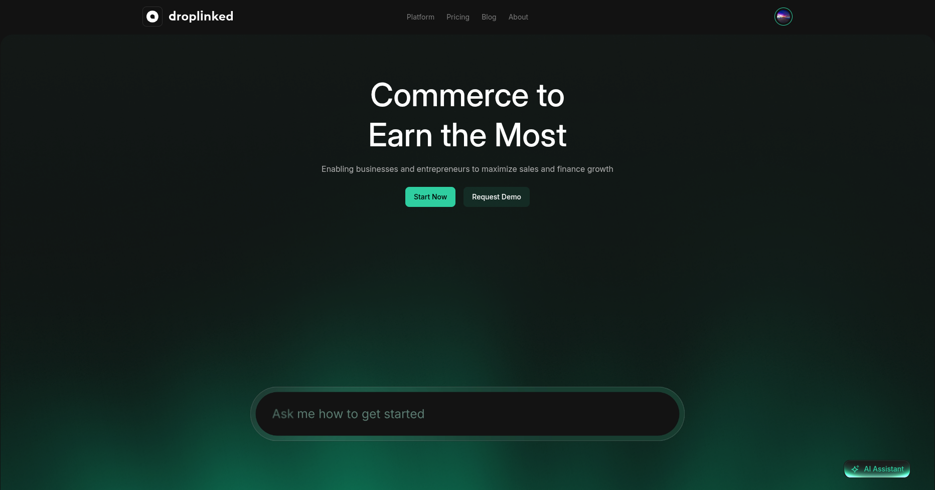 پشتیبانی Droplinked
